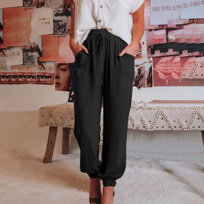 Kaela | Slim Jogger Pants with Adjustable Waistband