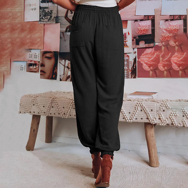 Kaela | Slim Jogger Pants with Adjustable Waistband
