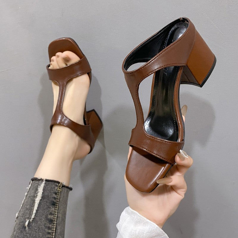 Vivian | Sandals with Block Heel for Women