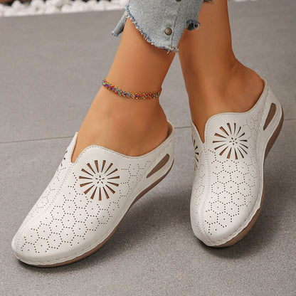 Hazel | Breathable Orthopaedic Sandals with Floral Pattern