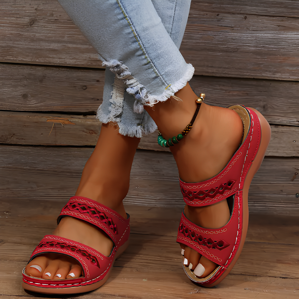 Henrietta | Comfort Sandals with Soft Sole and Open Toe