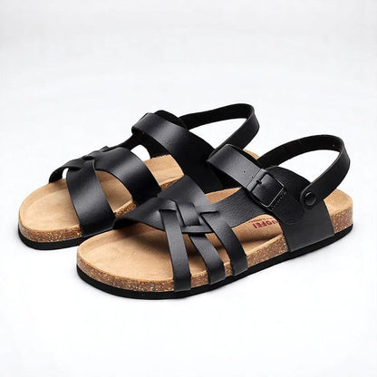 Kirsten | Multi-Strap Sandals with Buckle