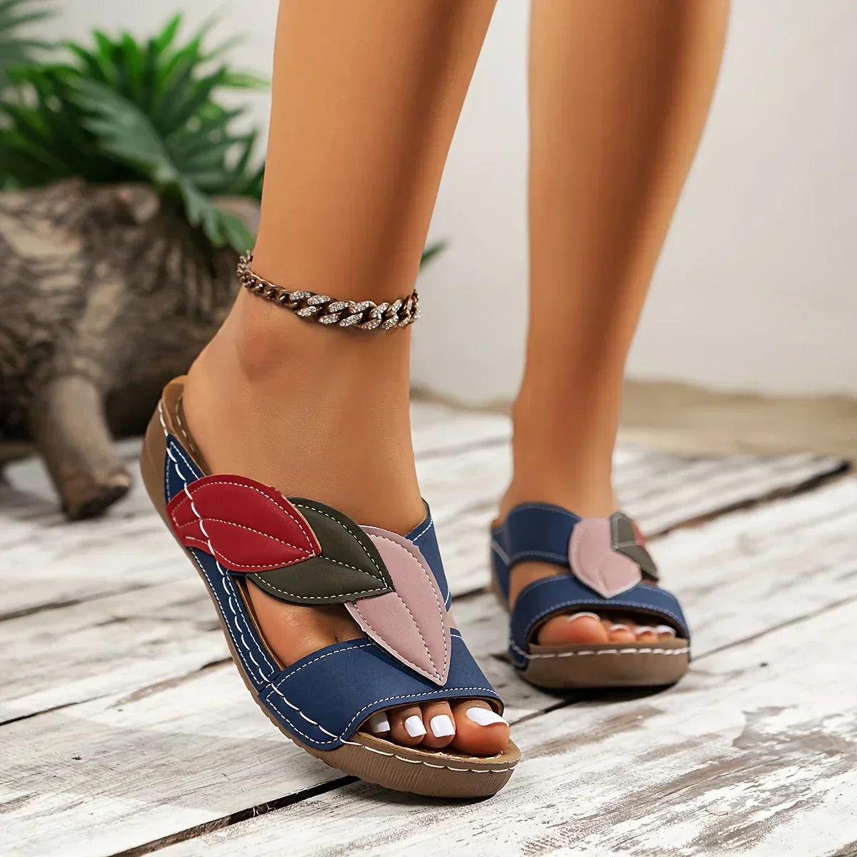 Cordelia | Comfortable Summer Slip-On Sandals