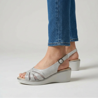 Silvana | Polished Slingback Sandals for Women