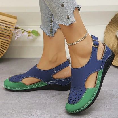 Heike | Soft Wedge Sandals with Adjustable Strap
