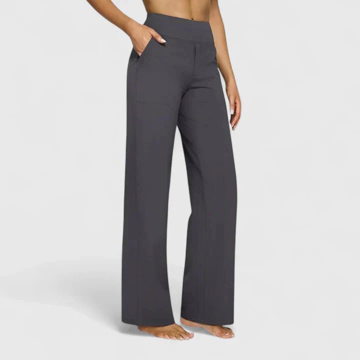 Ame | Versatile Chic Straight-Leg Pants with Pockets