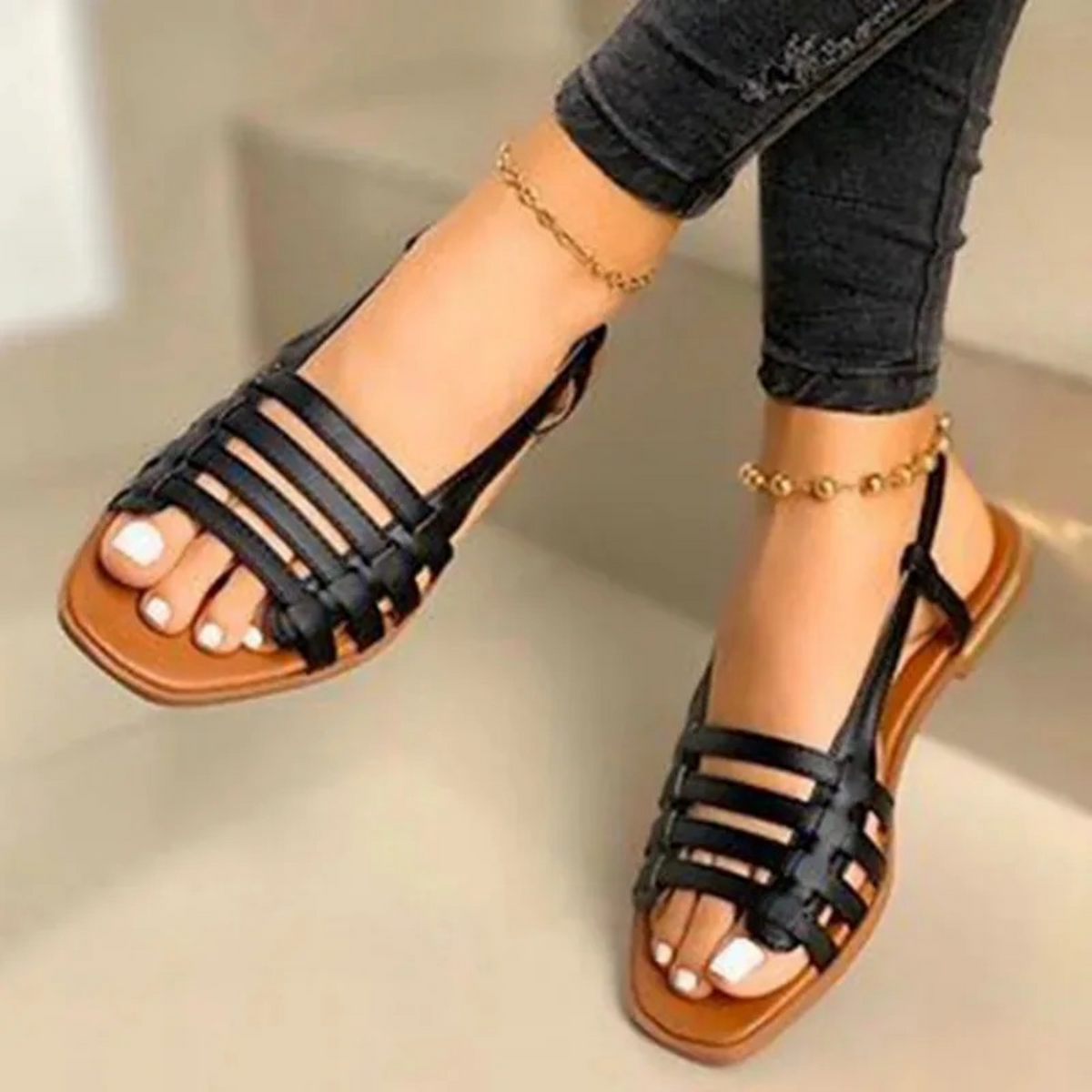Nadia | Sandals with Flat Sole