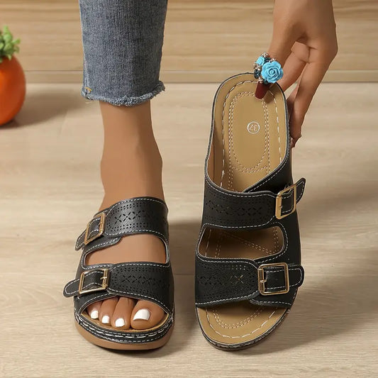 Lorena | Elegant Sandals with Anchor Pattern for Women