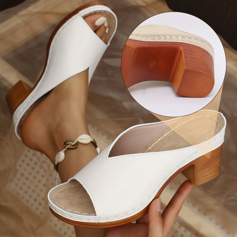 Lianna | Elegant Orthopaedic Sandals with Block Heel