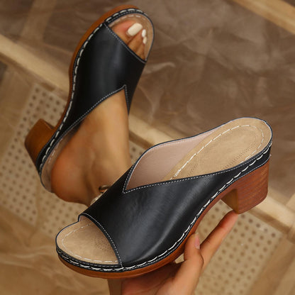 Lianna | Elegant Orthopaedic Sandals with Block Heel