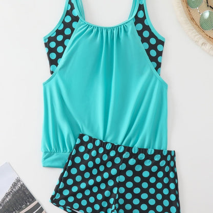 Bobbie | Two-Piece Tankini for Women with Polka Dot Pattern