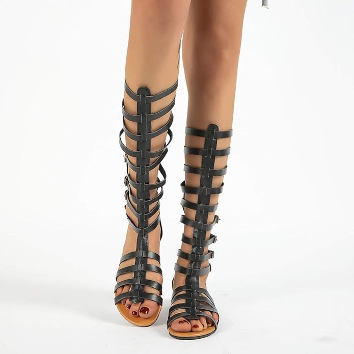 Anke | Roman-Style Sandals with Double Buckle