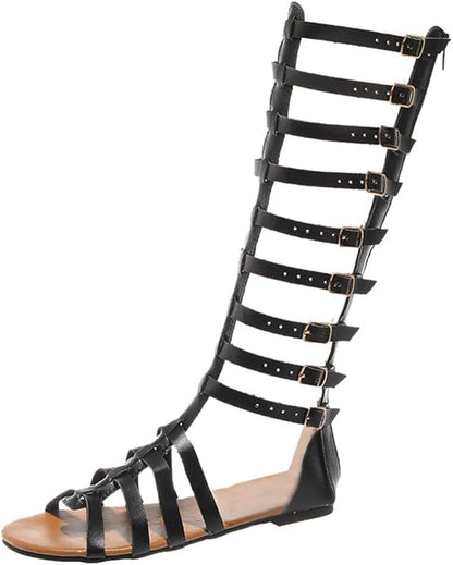 Anke | Roman-Style Sandals with Double Buckle