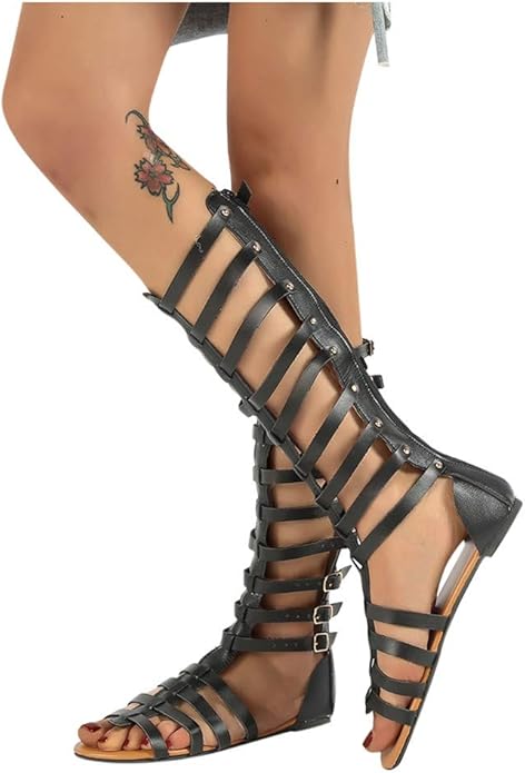 Anke | Roman-Style Sandals with Double Buckle