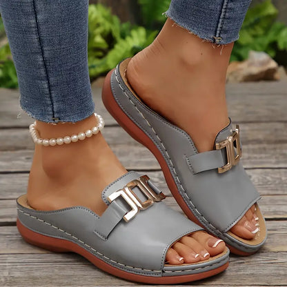 Agnes | Elegant Wedge Sandals for Women