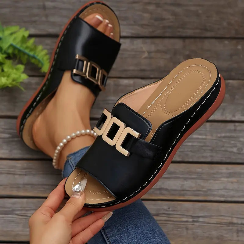 Agnes | Elegant Wedge Sandals for Women