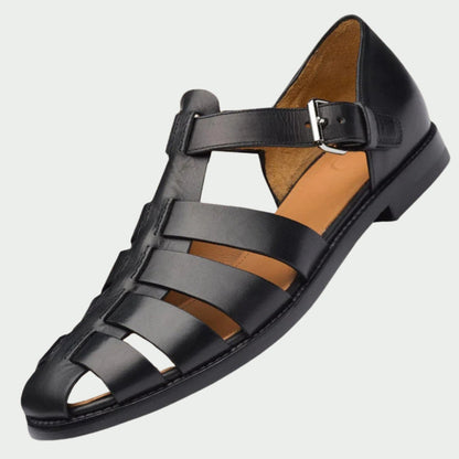 Bernd | stilvolle Sandalen in Lederoptik aus hochwertigem Material für Männer