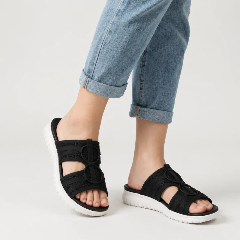 Gretchen | Light Slip-On Sandals with Wide Fit