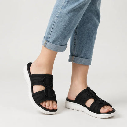 Gretchen | Light Slip-On Sandals with Wide Fit