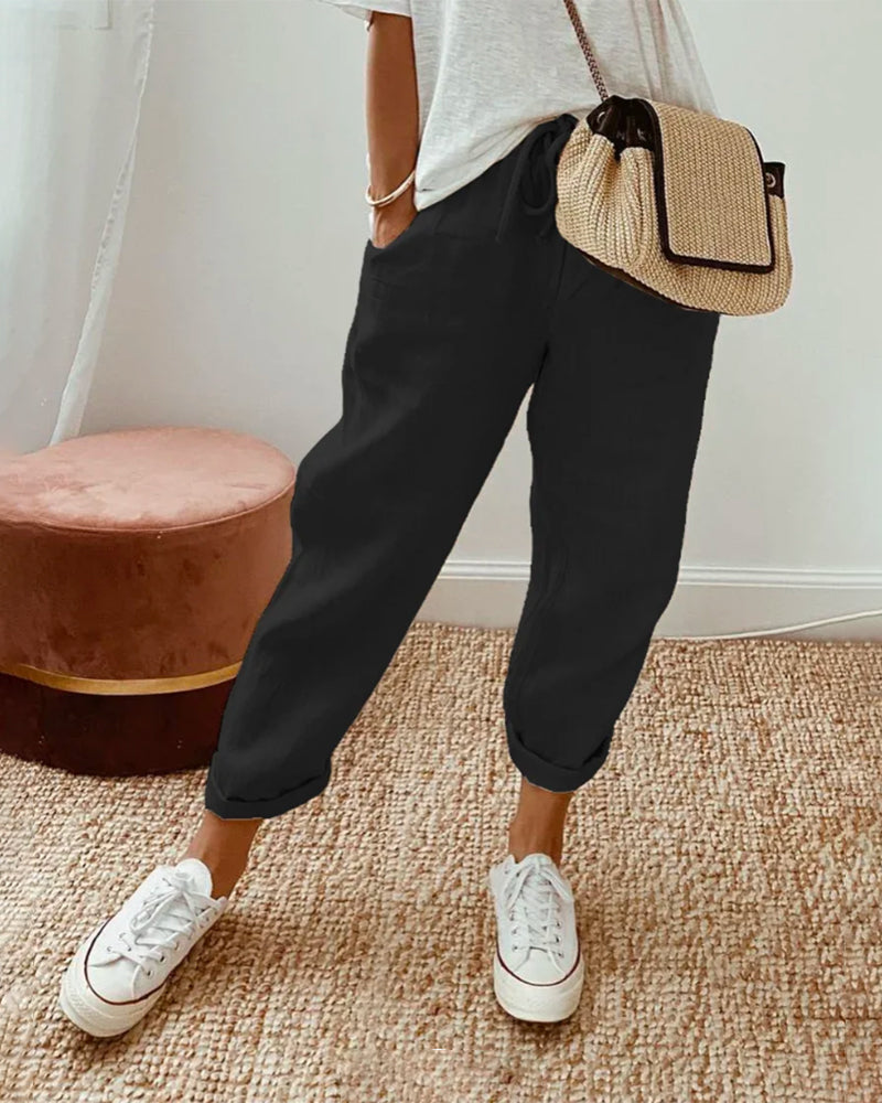 Fuu | Flowing Wide-Leg Pants