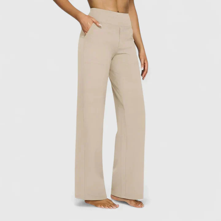 Ame | Versatile Chic Straight-Leg Pants with Pockets