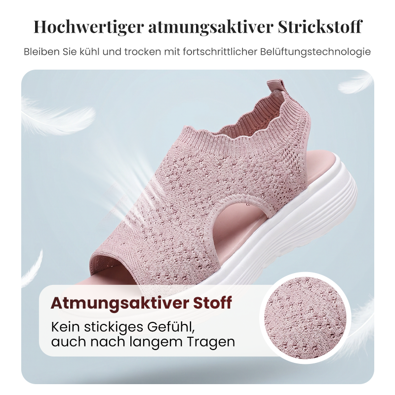 Gwen | Casual Knit Sandals with Wedge Sole