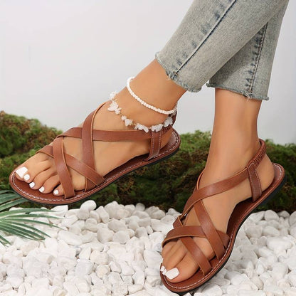 Hildegard | Crisscross Sandals with Non-Slip Sole