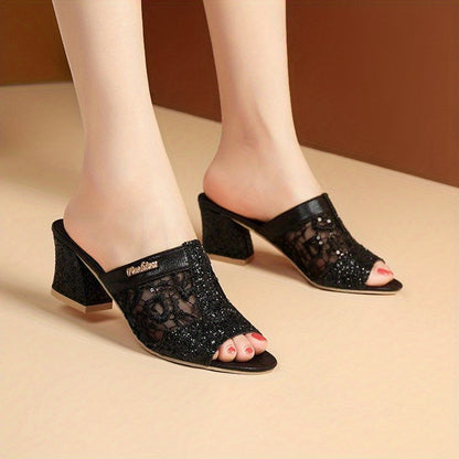 Marika | Sparkling Sandals with Elegant Sequins