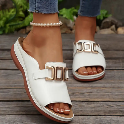 Agnes | Elegant Wedge Sandals for Women