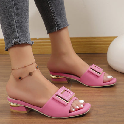 Lenny | Orthopaedic Sandals for Women with Chunky Heel