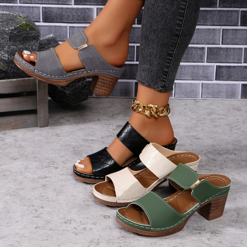 Gustava | Open-Toe Sandals for Women with High Heel