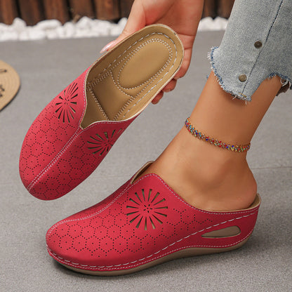 Hazel | Breathable Orthopaedic Sandals with Floral Pattern
