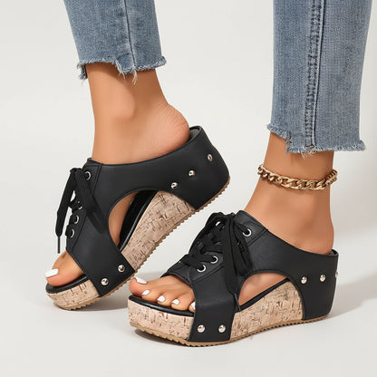 Marion | Casual Wedge Sandals with Modern Retro Charm