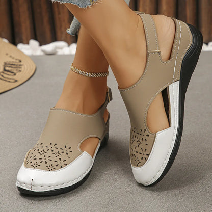 Heike | Soft Wedge Sandals with Adjustable Strap