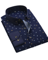 Meeresblau mit Ankerdesign