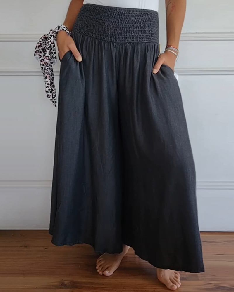 Mira | Wide-Leg Pants with Elastic Waistband