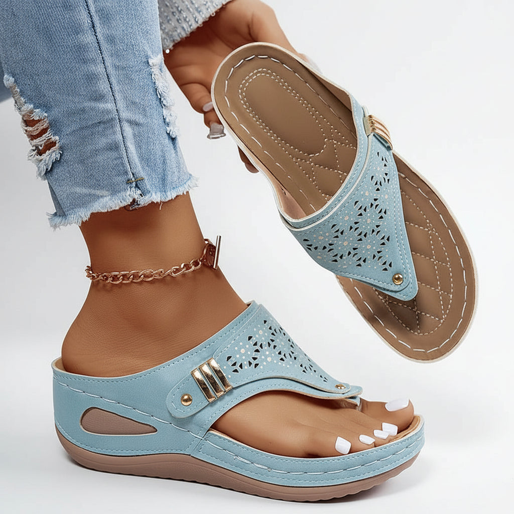 Ursina | Comfortable Everyday Wedge Sandals