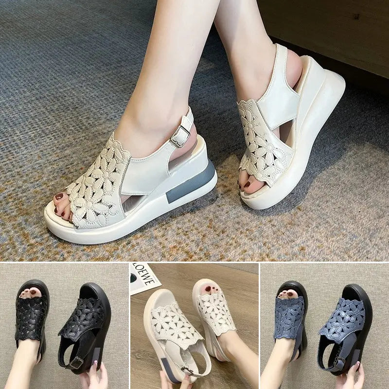 Romy | Comfortable Retro Sandals with Soft Sole