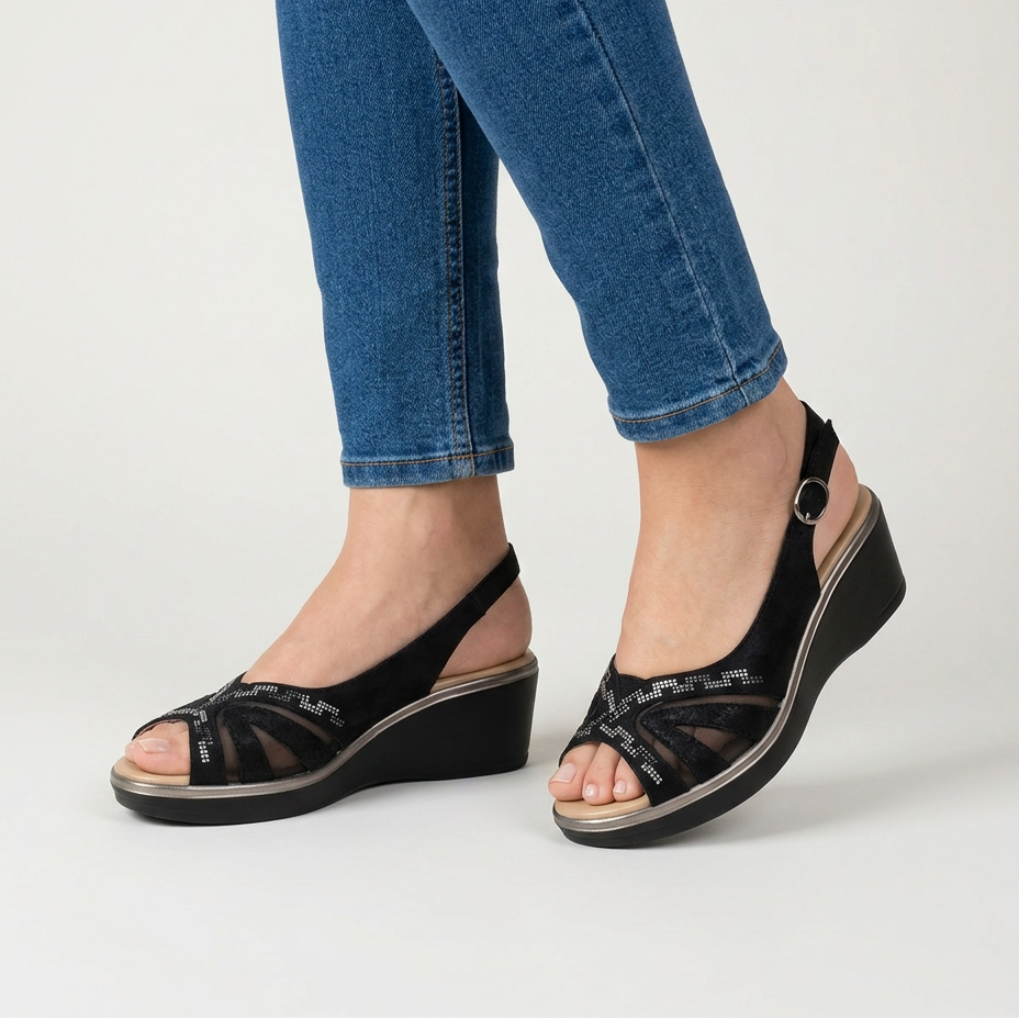 Silvana | Polished Slingback Sandals for Women
