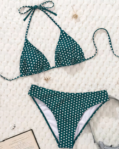 Annalise | Two-Piece Bikini with Classic Polka Dot Pattern