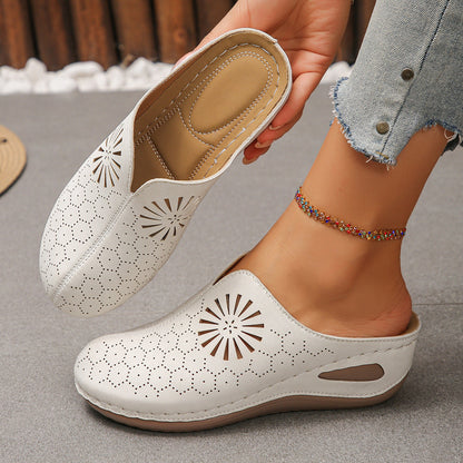 Hazel | Breathable Orthopaedic Sandals with Floral Pattern