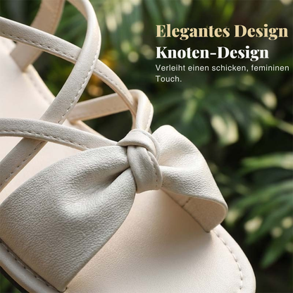 Hermione | Flat Sandals with Crossover Straps