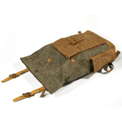 Kalgoorlie waxed canvas backpack — Beverley Lane