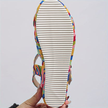 Seraphina | Colourful Wedge Sandals with Stable Platform