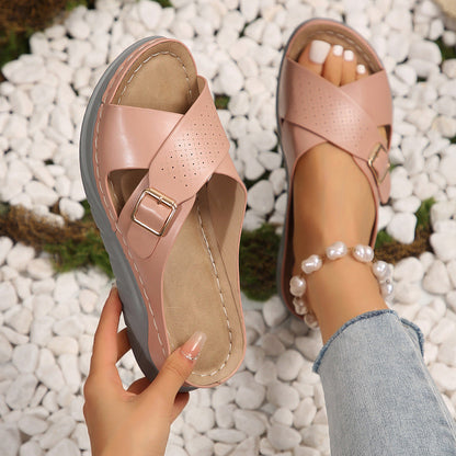 Katrina | Comfortable Orthopaedic Slippers in Quality Faux Leather