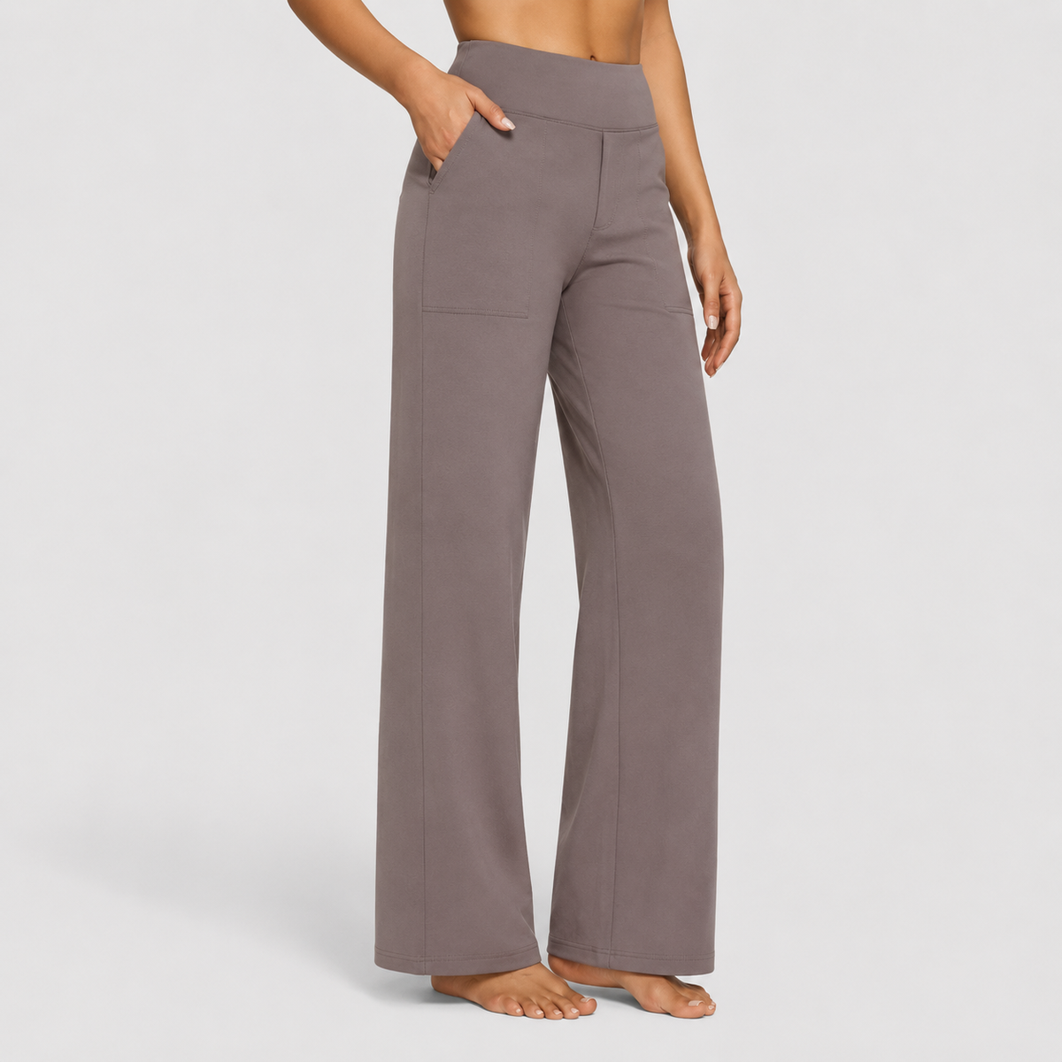 Ame | Versatile Chic Straight-Leg Pants with Pockets