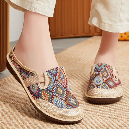 Luzia | Canvas Charm Sandals