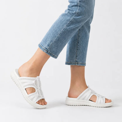 Gretchen | Light Slip-On Sandals with Wide Fit