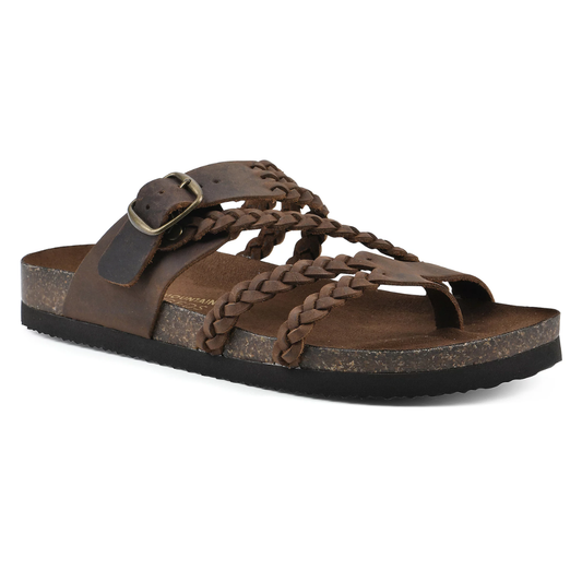 Alexandra | Braided Sandals with Adjustable Buckle