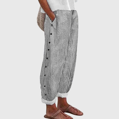 Bersar | Wide-Leg Elegant Pants